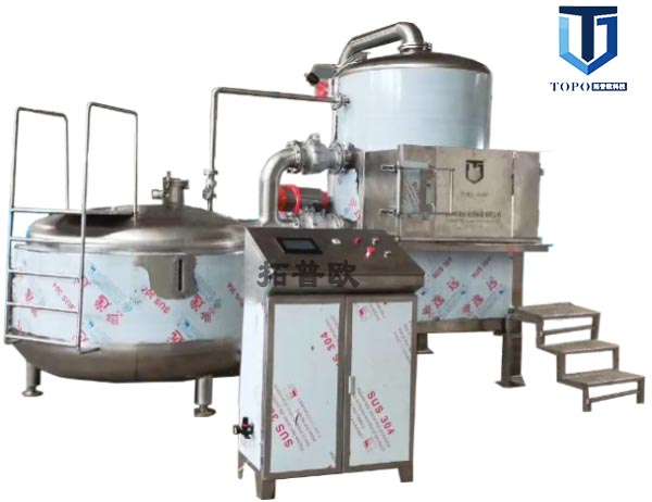 香酥鱈魚骨真空低溫油炸機客戶現場